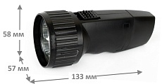 Рабочий светодиодный фонарь Ultraflash Accu Profi аккумуляторный 130х55 40 лм LED3859  14020 3