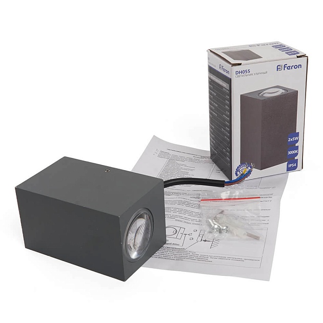 Уличный настенный светильник Feron DH055 48489 Фото № 2