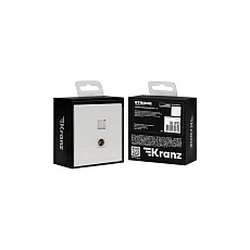 Розетка STRONG компьютерная RJ45 кат6 + TV с/у жемчуг KRANZ KR-78-0722-4 1