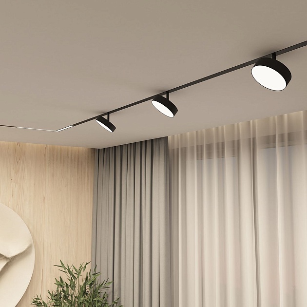 Трековый светодиодный светильник Denkirs Smart Linear DK8070-BK изображение 7 Трековый светодиодный светильник Denkirs Smart Linear DK8070-BK Фото № 7