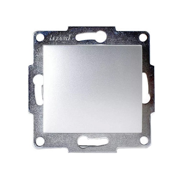 Выключатель Lezard Karina матовое серебро 707-4388-100 изображение 1 Выключатель Lezard Karina матовое серебро 707-4388-100 Фото № 1