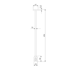 Декоративная стойка Elektrostandard Esthetic Magnetic 85151/00 a065447 4