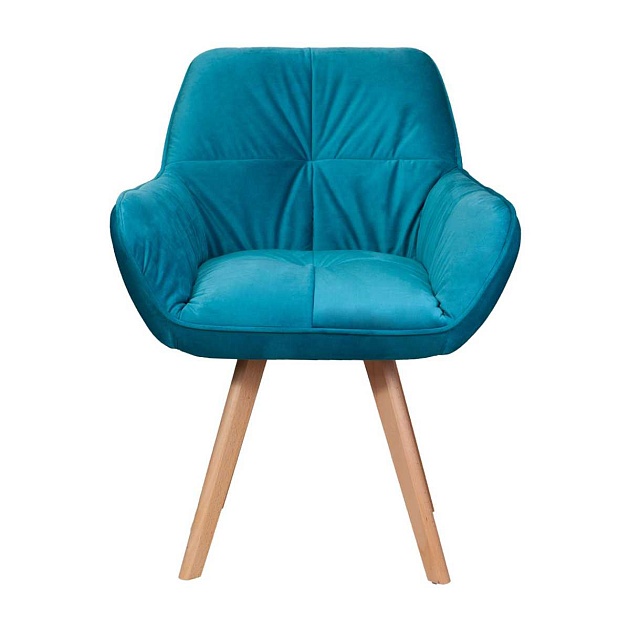 Кресло AksHome Soft бирюзовый, велюр 64743 изображение 5 Кресло AksHome Soft бирюзовый, велюр 64743 Фото № 5