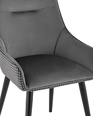 Кухонный стул Stool Group Джоан велюр серый гусиная лапка AV 420-Sg/SD02g-08 1
