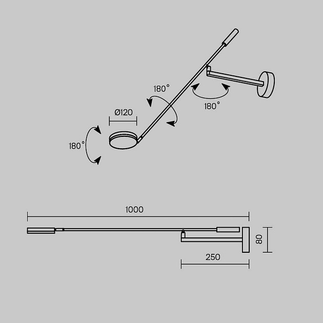 Светодиодный спот Maytoni Fad MOD070WL-L6W3K изображение 2 Светодиодный спот Maytoni Fad MOD070WL-L6W3K Фото № 2