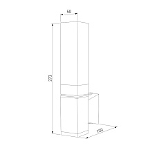 Уличный настенный светодиодный светильник Elektrostandard 1534 Techno Led серый a052857 1