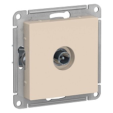 ТВ-розетка оконечная Systeme Electric AtlasDesign бежевая ATN000291