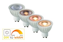 Лампа светодиодная диммируемая Lucide GU10 5W 2200-3000K белая 49009/05/31 3