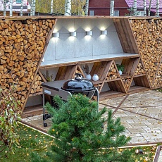 Уличный настенный светодиодный светильник Elektrostandard 1518 Techno LED Blade белый a038830 1