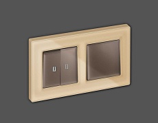 Лицевая панель выключателя AMBRELLA VOLT AP6310 2