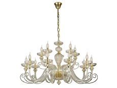 Подвесная люстра Newport 8620+5/C mat.soft gold clear М0071529 1