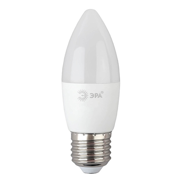 Лампа светодиодная ЭРА E27 6W 6500K матовая B35-6W-865-E27 R Б0045340 фото 