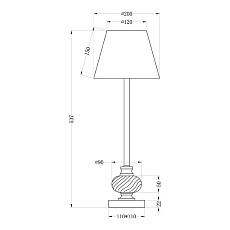 Настольная лампа Garda Decor 22-87898 1