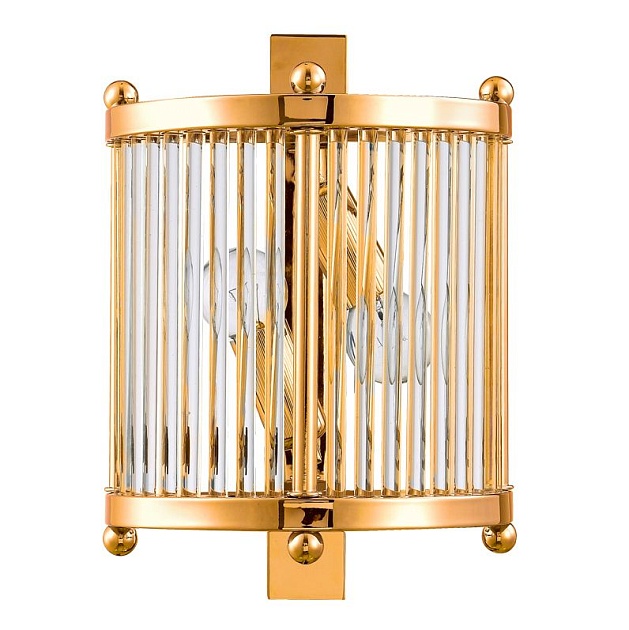 Настенный светильник Crystal Lux Tadeo AP2 Gold/Transparente Фото № 1