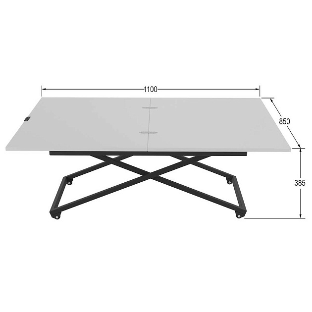 Стол-трансформер Мебелик Андрэ 007799 изображение 5 Стол-трансформер Мебелик Андрэ 007799 Фото № 5