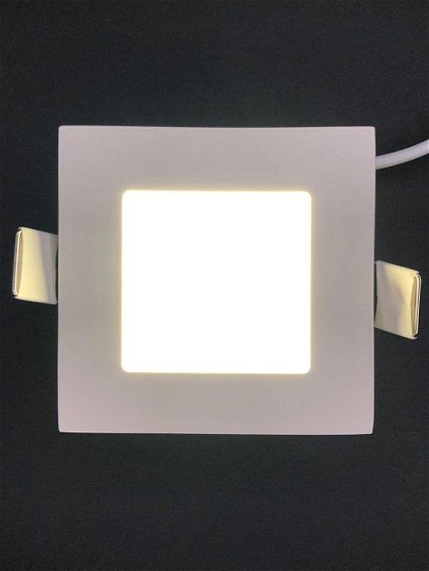 Встраиваемый светодиодный светильник Elvan VLS-102SQ-3W-WH-Wh фото 7