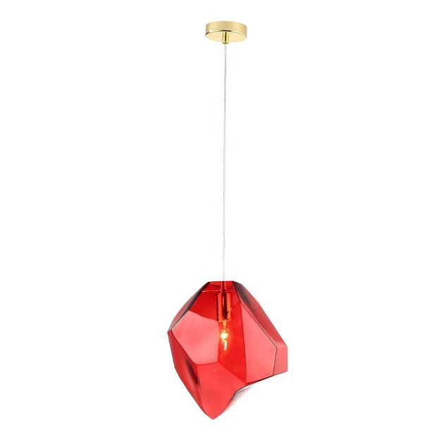 Подвесной светильник Crystal Lux NUESTRO SP1 GOLD/RED Фото № 1
