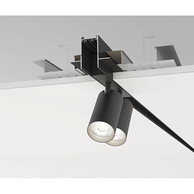 Шинопровод встраиваемый однофазный Denkirs Smart Hide TR2013-BK Фото № 3