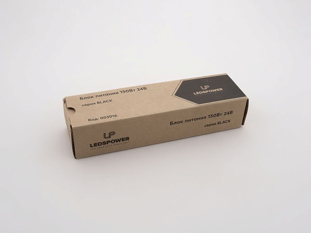 Блок питания LEDS POWER 150Вт 24В BLACK 003016 изображение 1 Блок питания LEDS POWER 150Вт 24В BLACK 003016 Фото № 1