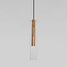 Подвесной светодиодный светильник Eurosvet Swan 50253/1 Led латунь 3