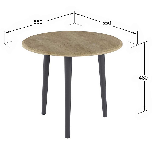 Журнальный стол Мебелик Манхэттен 005367 Фото № 3