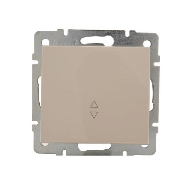 Выключатель проходной Lezard Rain кремовый 703-0388-105 Фото № 1