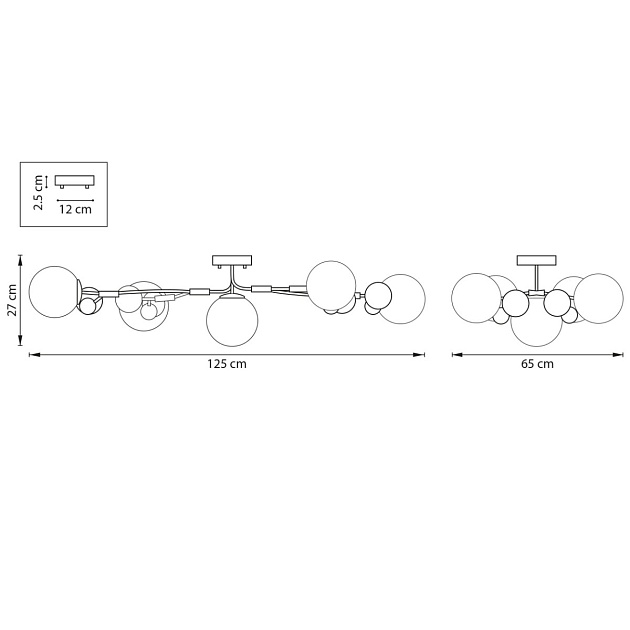 Потолочная люстра Lightstar Croco 815553 Фото № 2