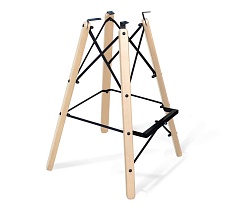 Барный стул Sheffilton SHT-ST37/S80 рубиновое вино/прозрачный лак/черный 9827342301 3