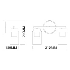 Бра Escada Dinasty 2118/2A 1