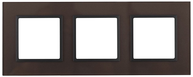 Рамка 3-постовая ЭРА Elegance 14-5103-13 Б0034511 Фото № 1