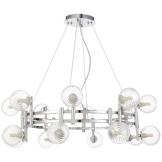 Подвесная люстра Crystal Lux Luxury SP16 Chrome Фото № 4