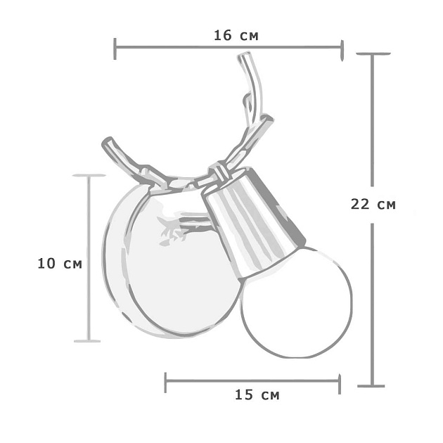 Бра Imperium Loft Deer 101507-26 изображение 10 Бра Imperium Loft Deer 101507-26 Фото № 10