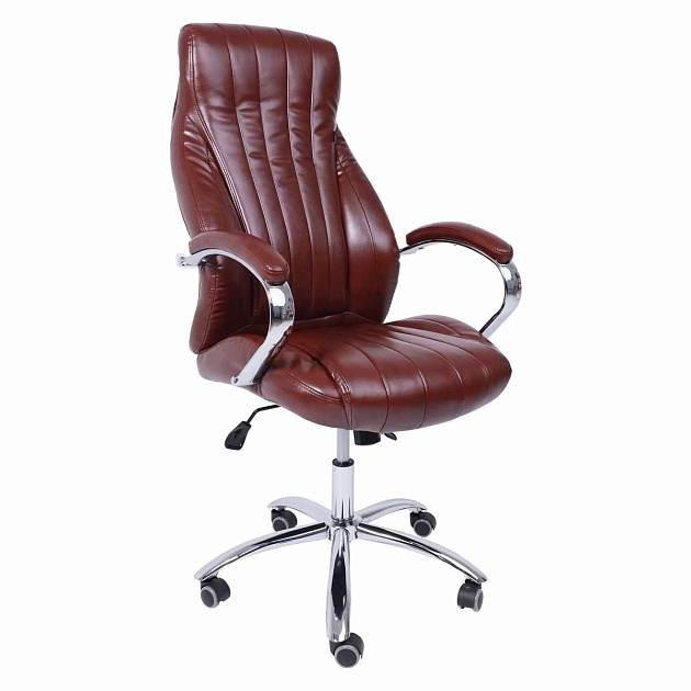 Кресло руководителя AksHome Mastif Eco темно-коричневый 51477 фото 