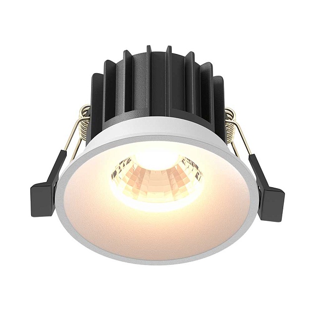 Встраиваемый светодиодный светильник Maytoni Round DL058-12W3K-W фото 