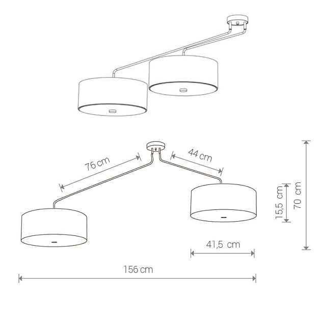 Подвесная люстра Nowodvorski Hawk 8843 Фото № 2
