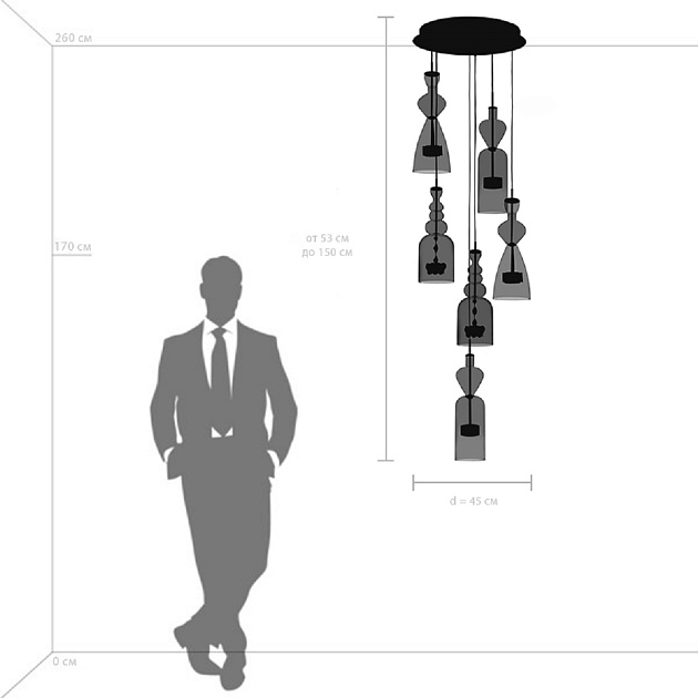 Подвесная светодиодная люстра Lightstar Belle 814069 изображение 7 Подвесная светодиодная люстра Lightstar Belle 814069 Фото № 7