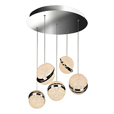 Подвесная светодиодная люстра iLedex CRystal Ball C4474-5R CR 1