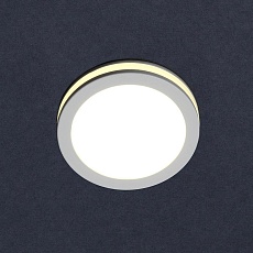 Светильник светодиодный General встраиваемый круг белый GLP-DECO-R2-7BT-IP40-4-W