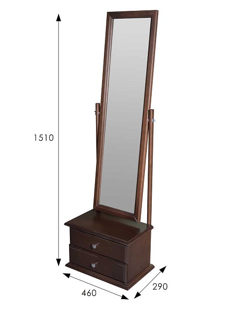 Зеркало напольное Мебелик Селена 000347 изображение 3 Зеркало напольное Мебелик Селена 000347 Фото № 3