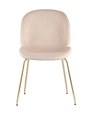 Кухонный стул Stool Group Турин бархат бежевый золотые ножки 8329 VELVET BEIGE 1