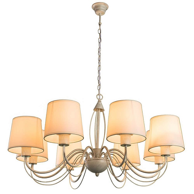 Подвесная люстра Arte Lamp Orlean A9310LM-8WG изображение 2 Подвесная люстра Arte Lamp Orlean A9310LM-8WG Фото № 2