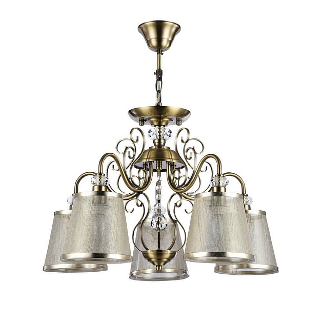 Подвесная люстра Freya Driana FR2405-PL-05-BZ Фото № 1