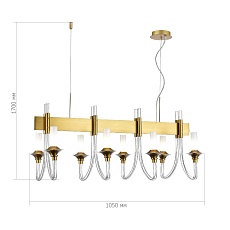 Подвесная люстра ST Luce VETRANO SL1241.213.08 1