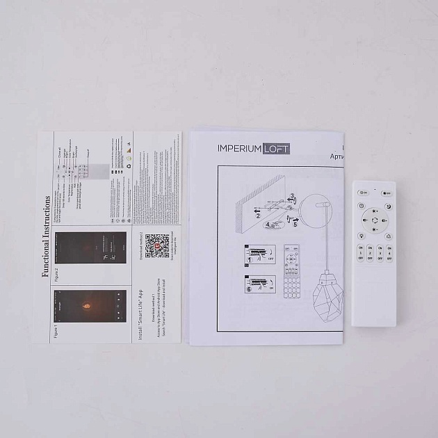 Бра Imperium Loft CRISTEL-WALL-B01 167336-26 Фото № 7