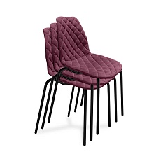 Кухонный стул Sheffilton SHT-ST29-C12/S130 ежевичное вино/черный муар 8355544201
