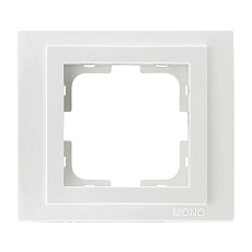 Рамка 1-постовая Mono Electric Despina жемчуг 102-250000-160