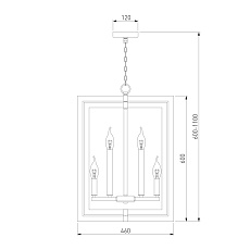 Подвесная люстра Bogates Hudson 327/8 1