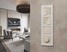 Комплект механизма 1-кл выключателя AMBRELLA VOLT ALFA Бежевый матовый QUANT (AP3210, VM101) MA321010 3