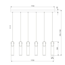 Подвесной светильник TK Lighting 3150 Look Graphite 1