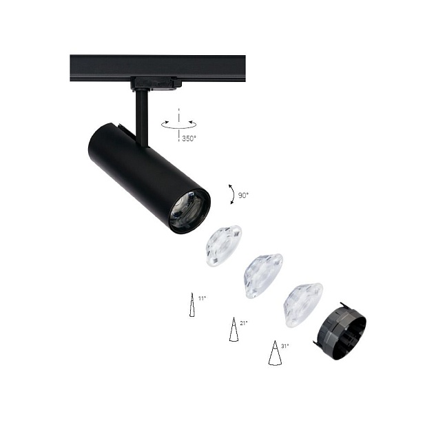 Трековый светодиодный светильник Nowodvorski Milo Led 8760 изображение 3 Трековый светодиодный светильник Nowodvorski Milo Led 8760 Фото № 3